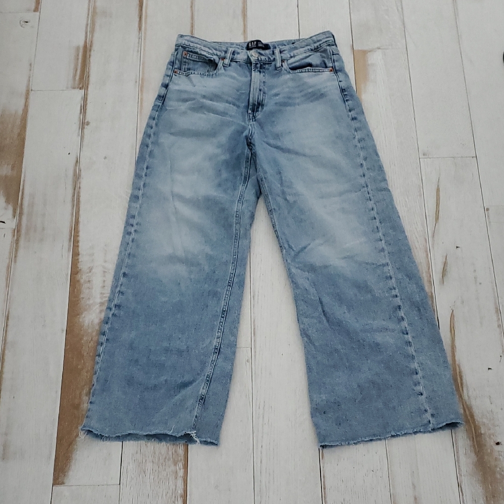 GAP Denim Wide-Leg Jeans